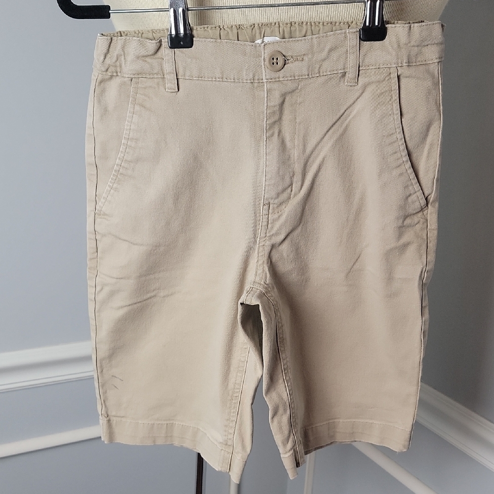 OLD‎ NAVY Bundle of 2 Boy's Blue & Tan School Uniform Chino Flat Front Shorts 12